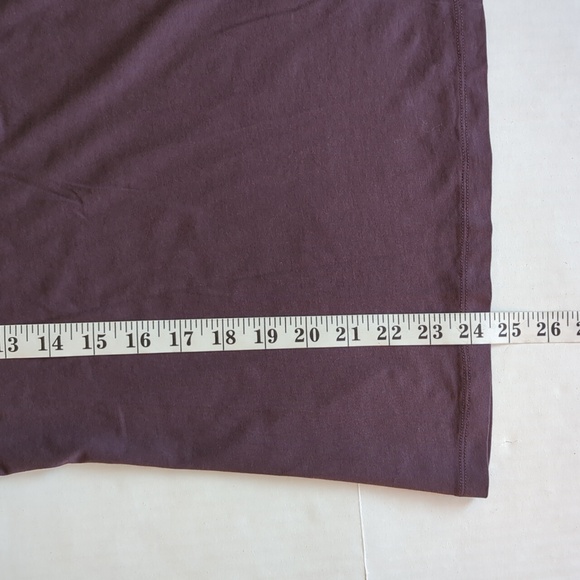 Lands' End Lightweight Long Sleeve Turtleneck Top MEDIUM 10-12 Purple Plum - Picture 12 of 12